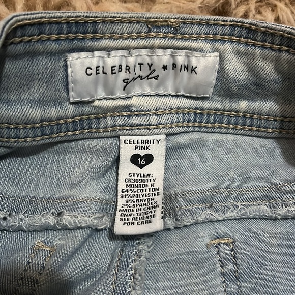 Light Wash Denim Shorts - Picture 2 of 2